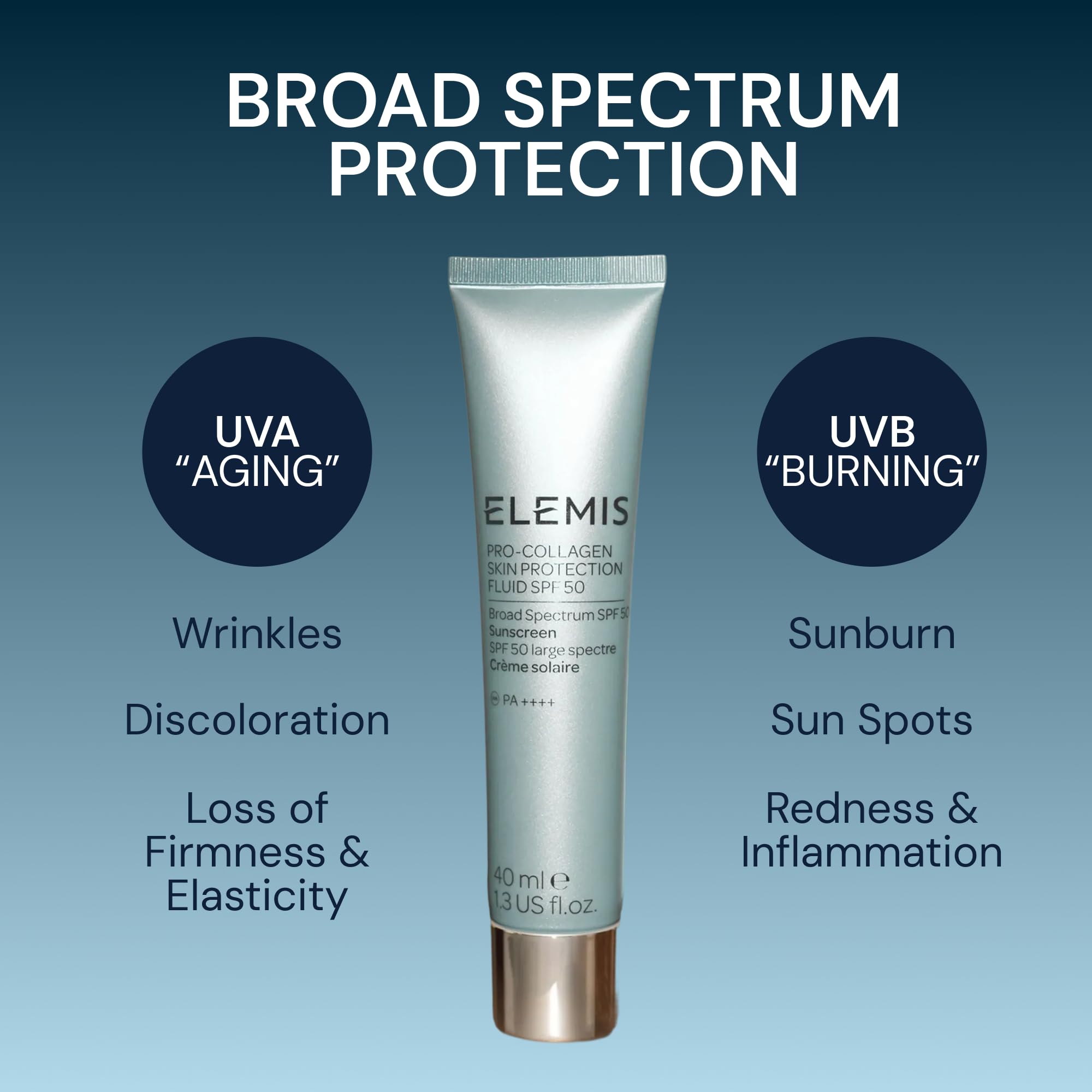 ELEMIS fluid blended under makeup for a smooth primed complexion