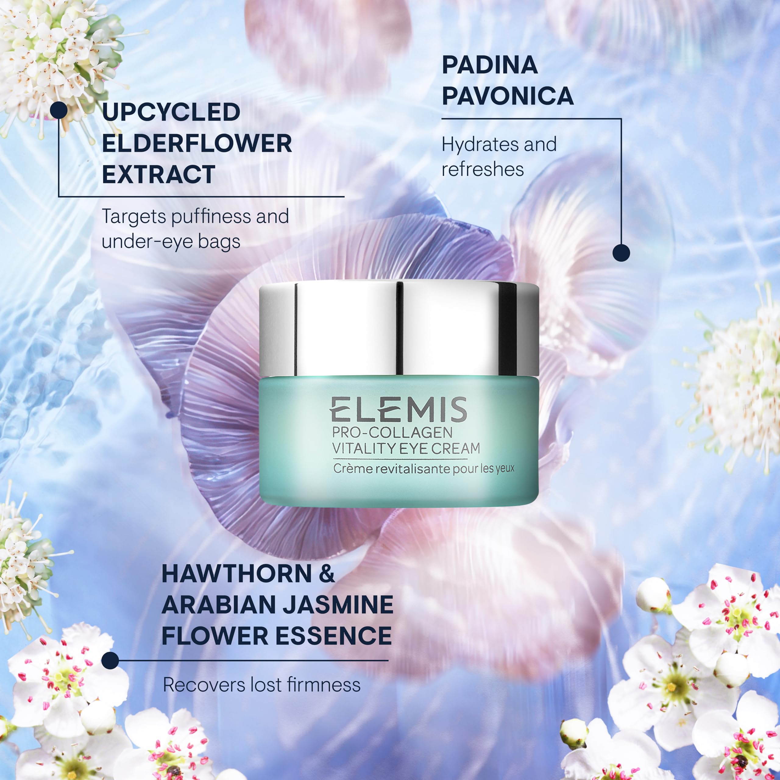 ELEMIS 15ml in hand for scale, showing compact travel-friendly size