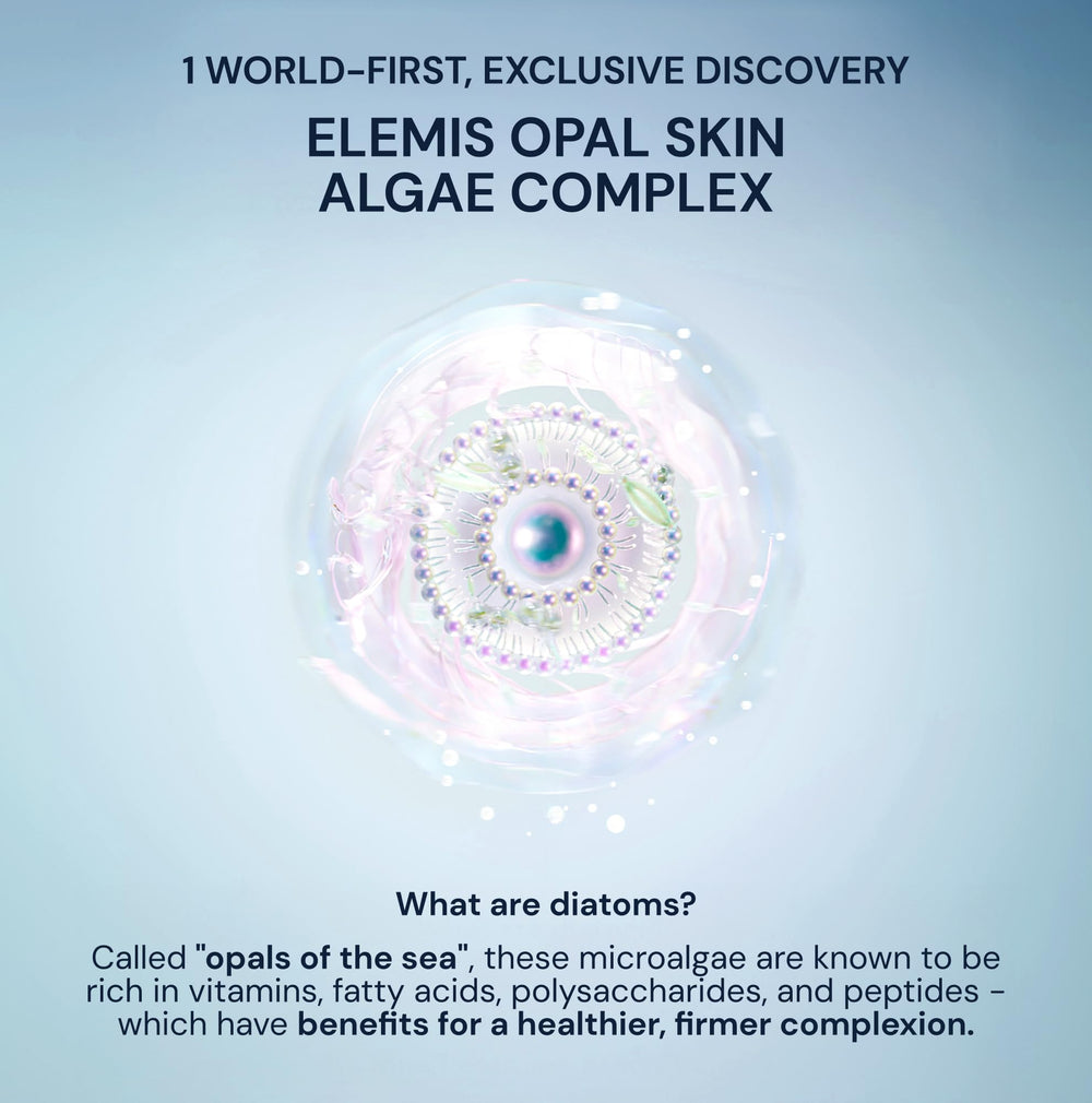 ELEMIS serum texture on hand illustrating fast-absorbing, non-greasy feel