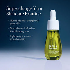 ELEMIS dropper releasing oil, highlighting precise application benefit