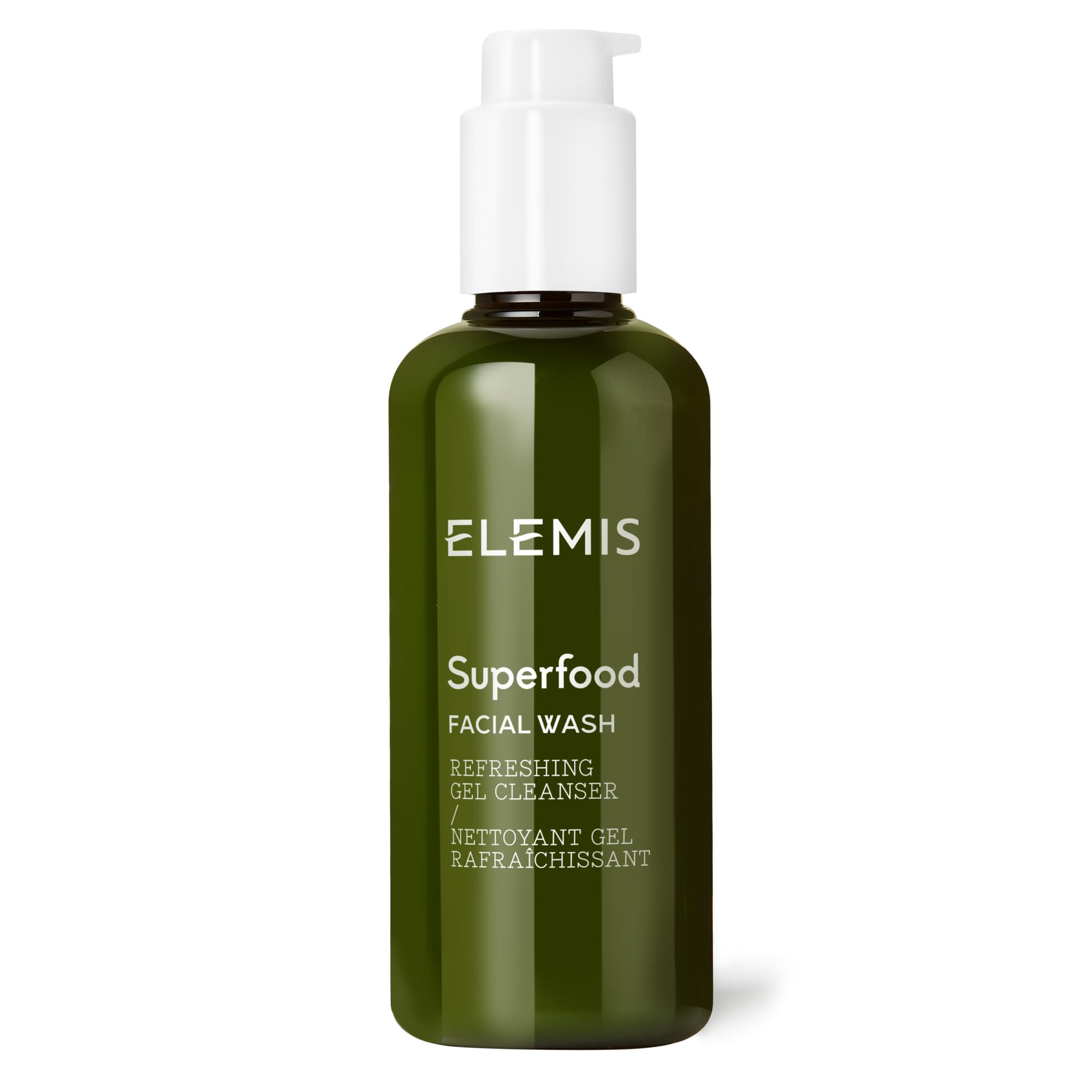 ELEMIS front bottle shot showing clean packaging and gentle daily cleanse benefit