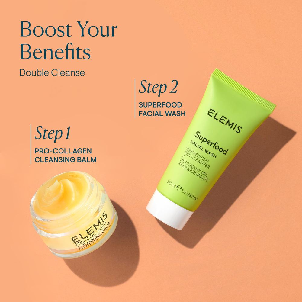 ELEMIS foam lather on skin demonstrating effective but gentle cleanse benefit