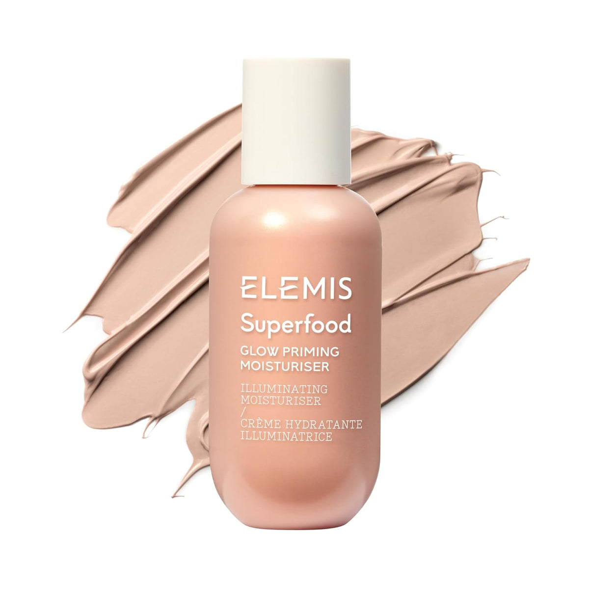 ELEMIS front label showing product name and benefits for instant recognition