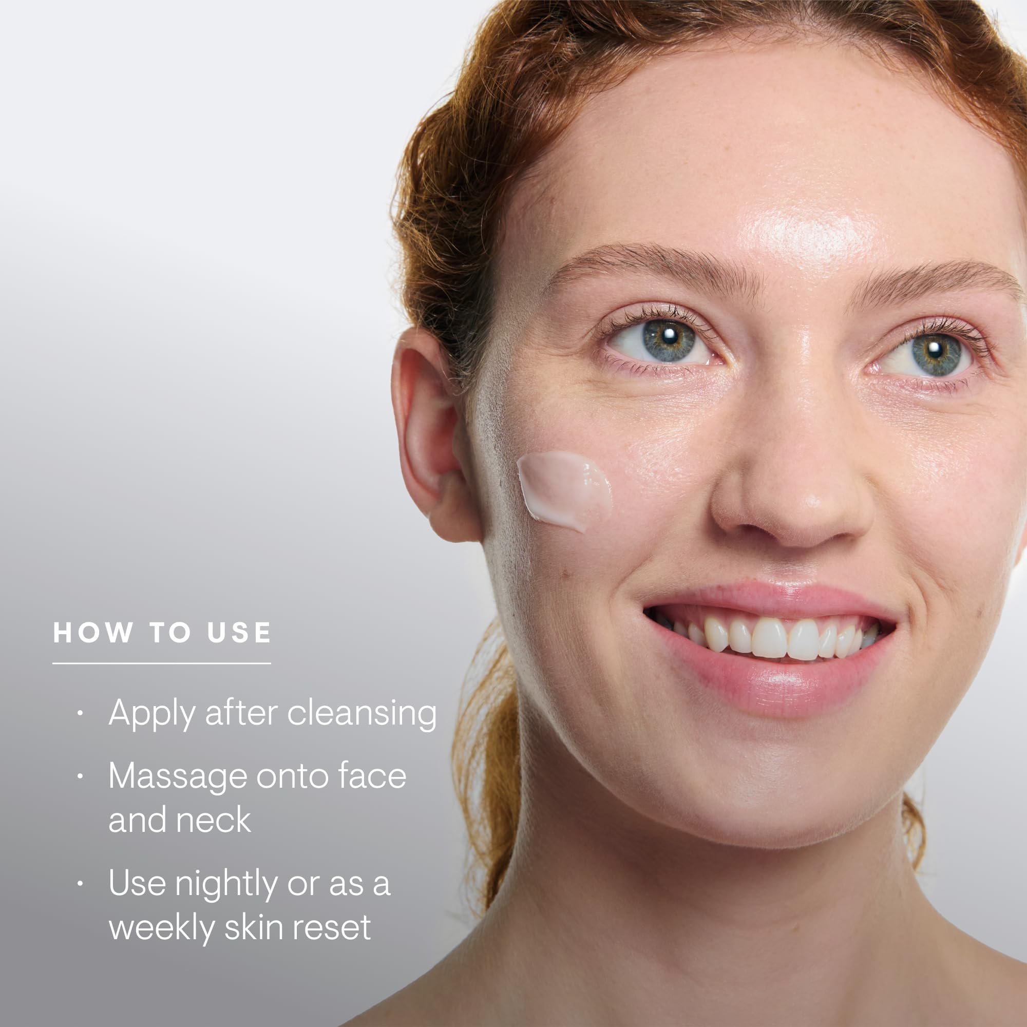 ELEMIS cream spread on hand showing smooth application benefit