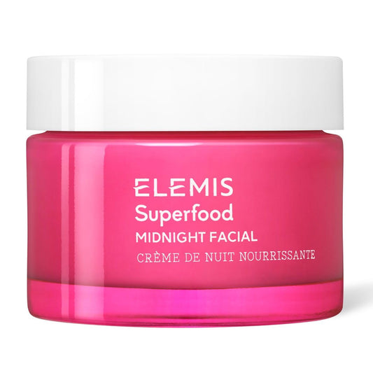 ELEMIS jar front view showing packaging and premium overnight benefit