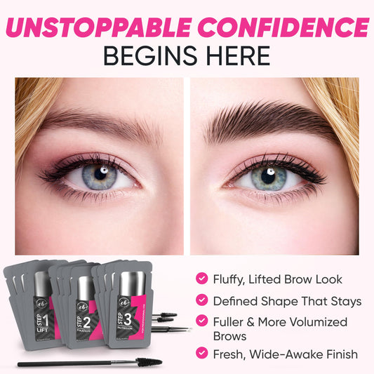 Elevate the Beauty individual sachets displayed to emphasize freshness