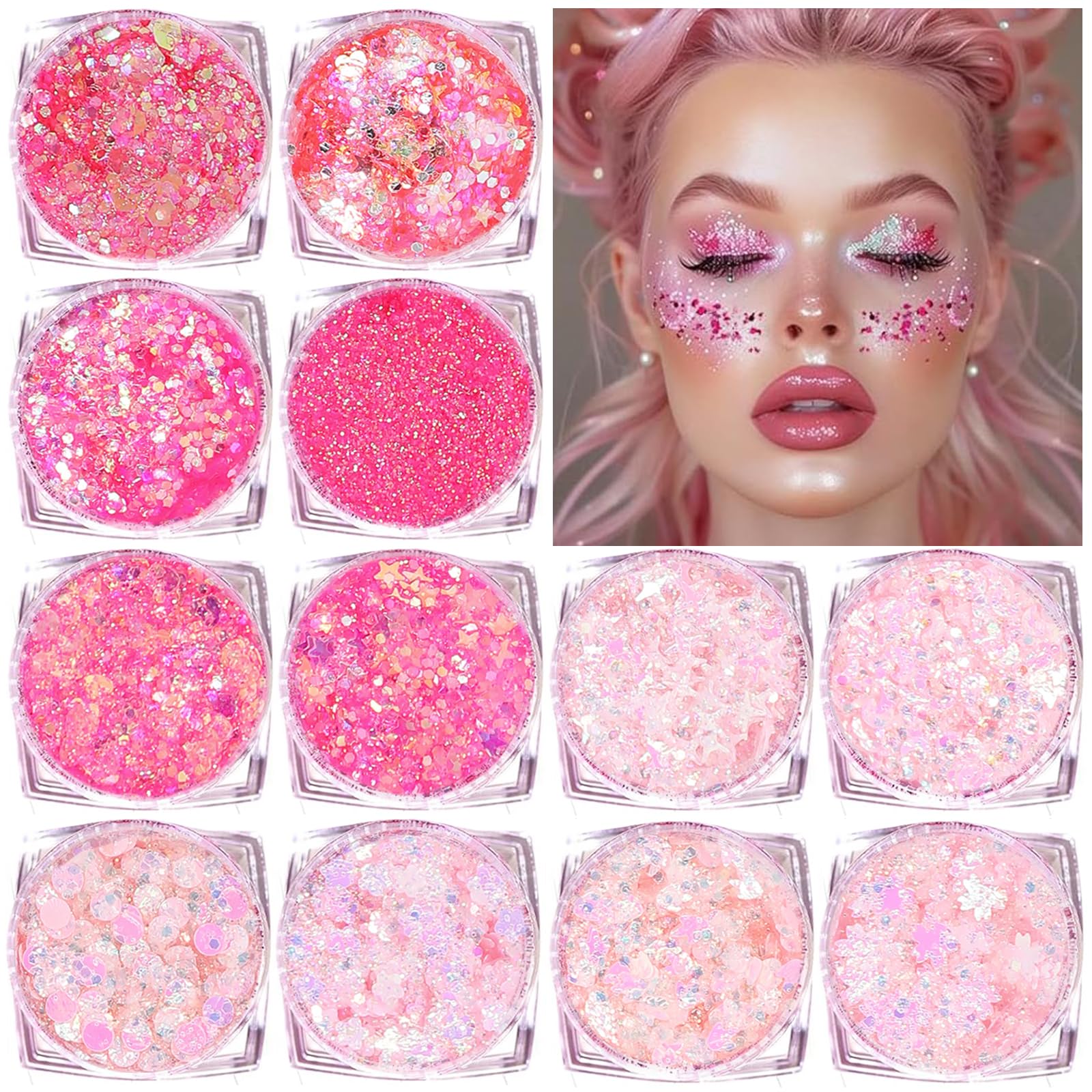 ELEVAVE front packaging showing pink glitter kit and benefits