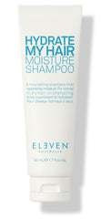 ELEVEN AUSTRALIA front bottle view showing hydrating shampoo benefits