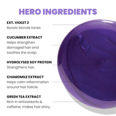 ELEVEN AUSTRALIA creamy purple lather texture demonstrating pigment and gentle cleanse