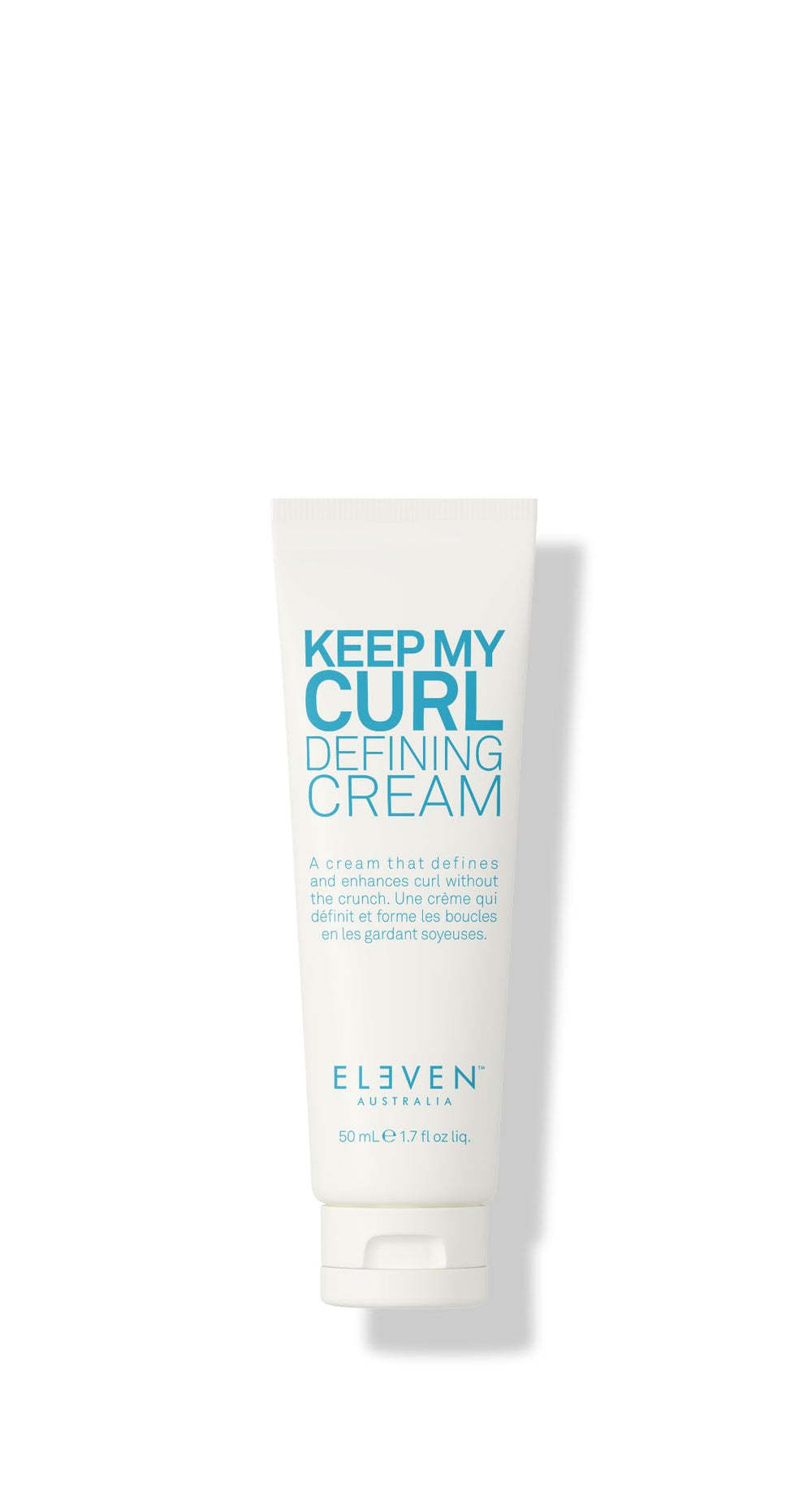 ELEVEN AUSTRALIA front packaging of Keep My Curl showing size and branding, highlights portability