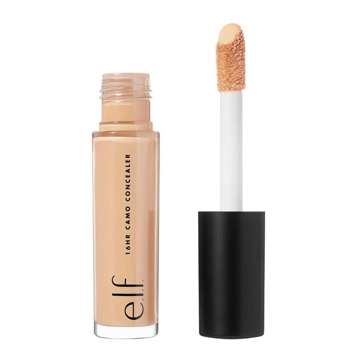 e.l.f. full bottle front view showing product and shade for easy selection