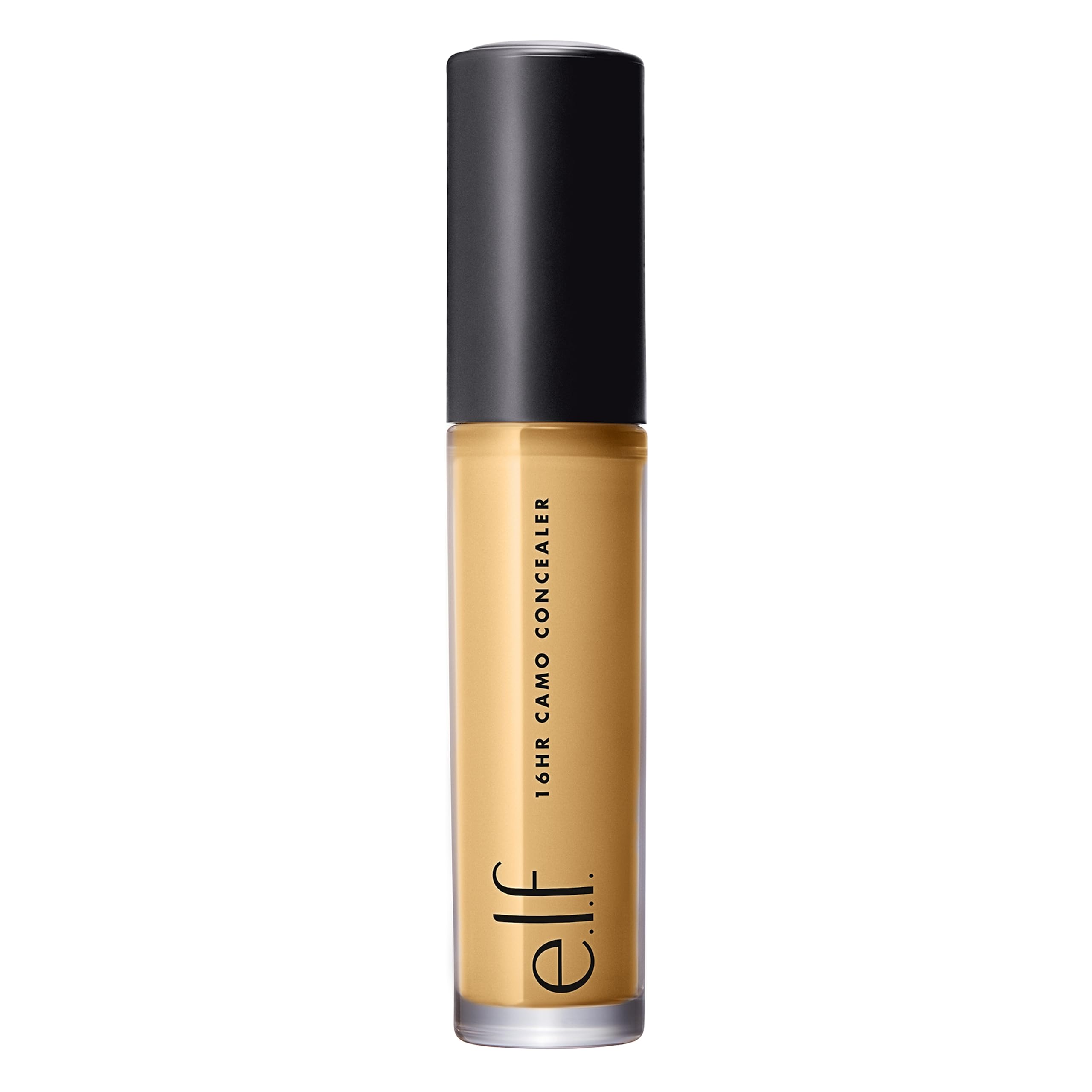 e.l.f. concealer creamy texture swipe demonstrating full coverage payoff