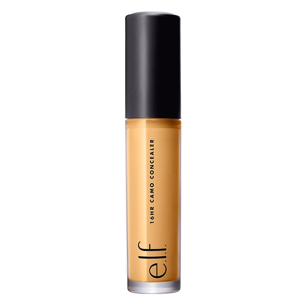 e.l.f. concealer creamy texture swipe demonstrating full coverage payoff