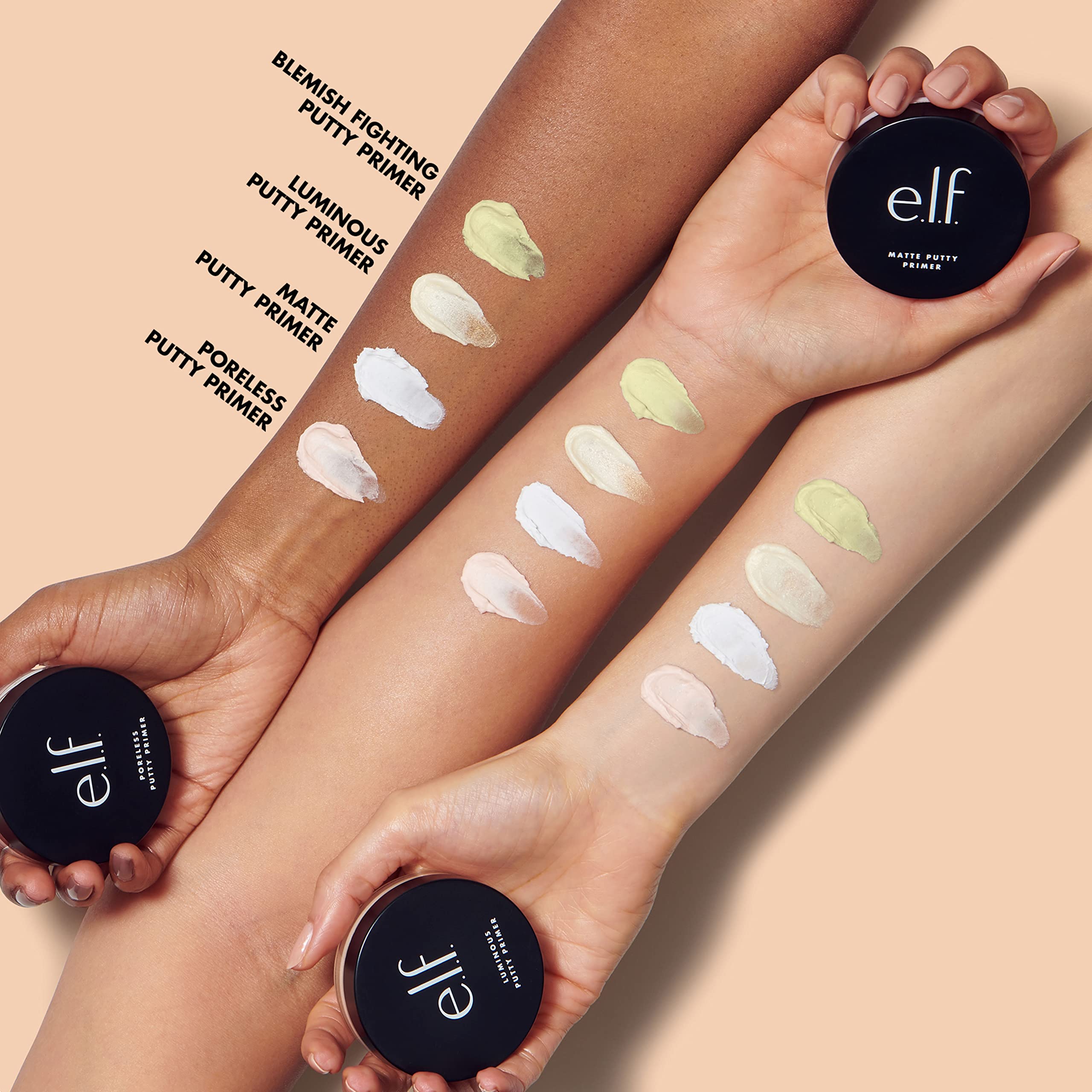 e.l.f. primer under foundation illustrating improved makeup grip and finish