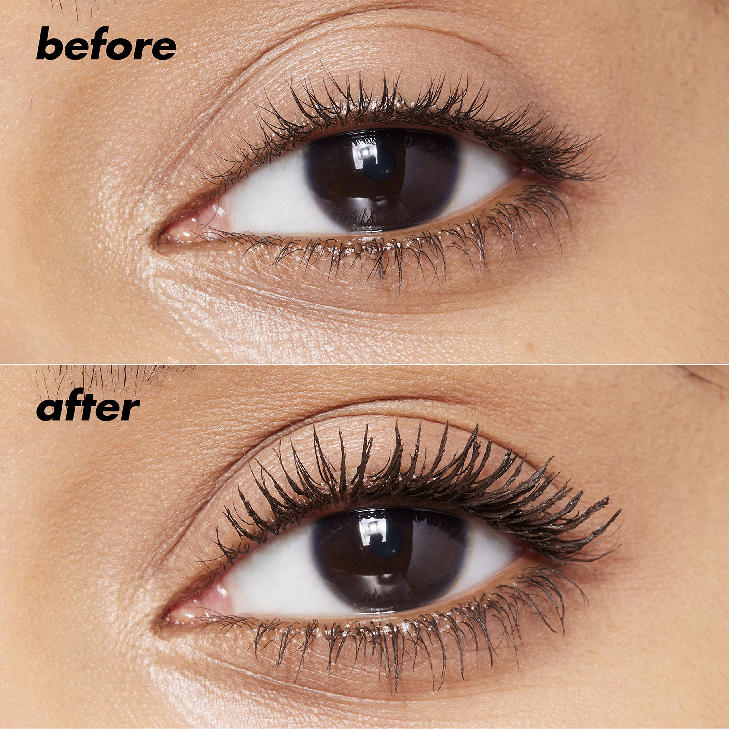 e.l.f. Big Mood Mascara wand with creamy formula coating lashes for volume