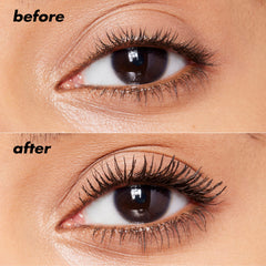 e.l.f. Big Mood Mascara wand with creamy formula coating lashes for volume