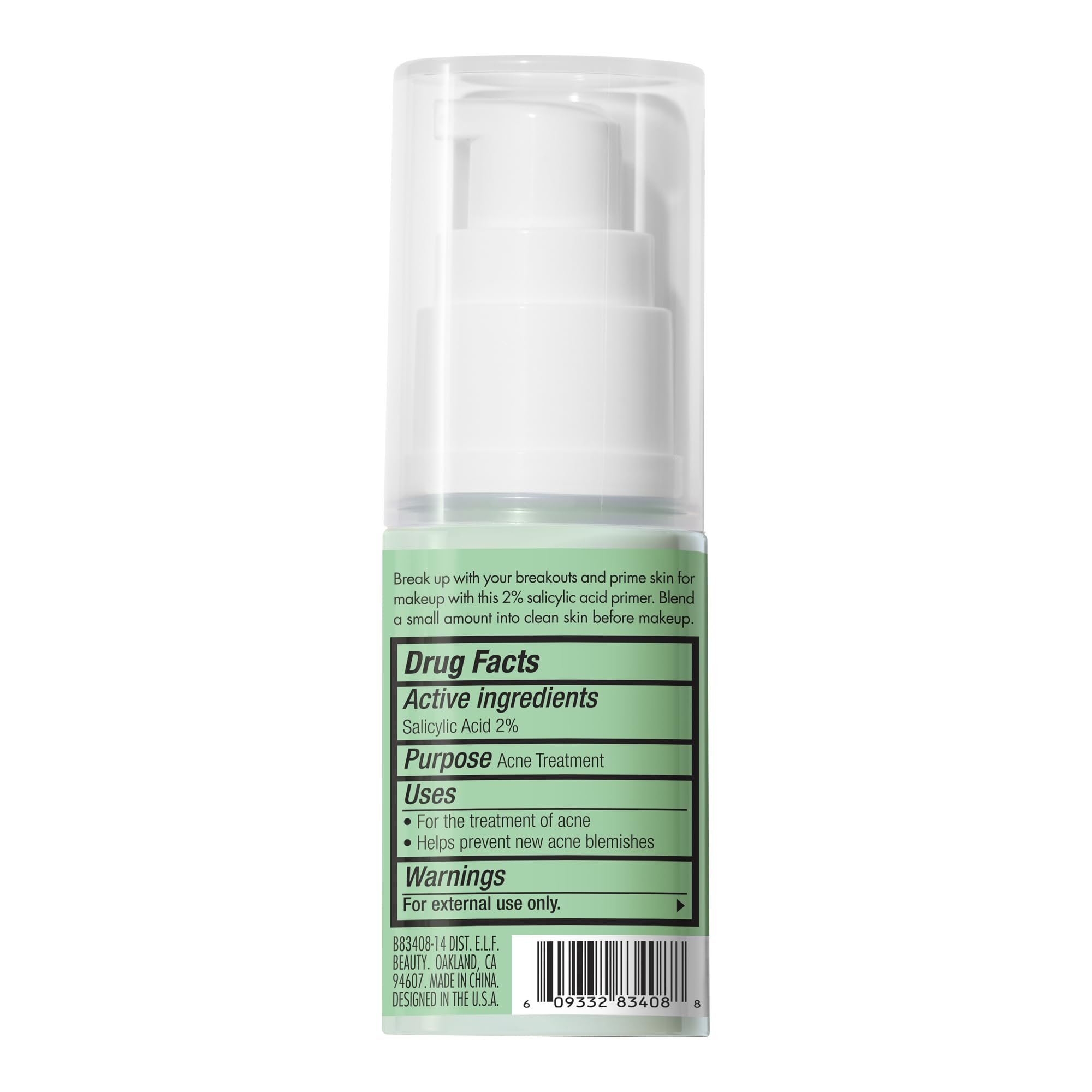 e.l.f. primer staged on vanity with brushes showing everyday routine benefit