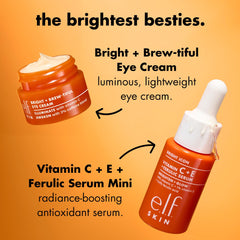 e.l.f. serum texture drop close-up highlighting brightening formula and quick absorption benefit