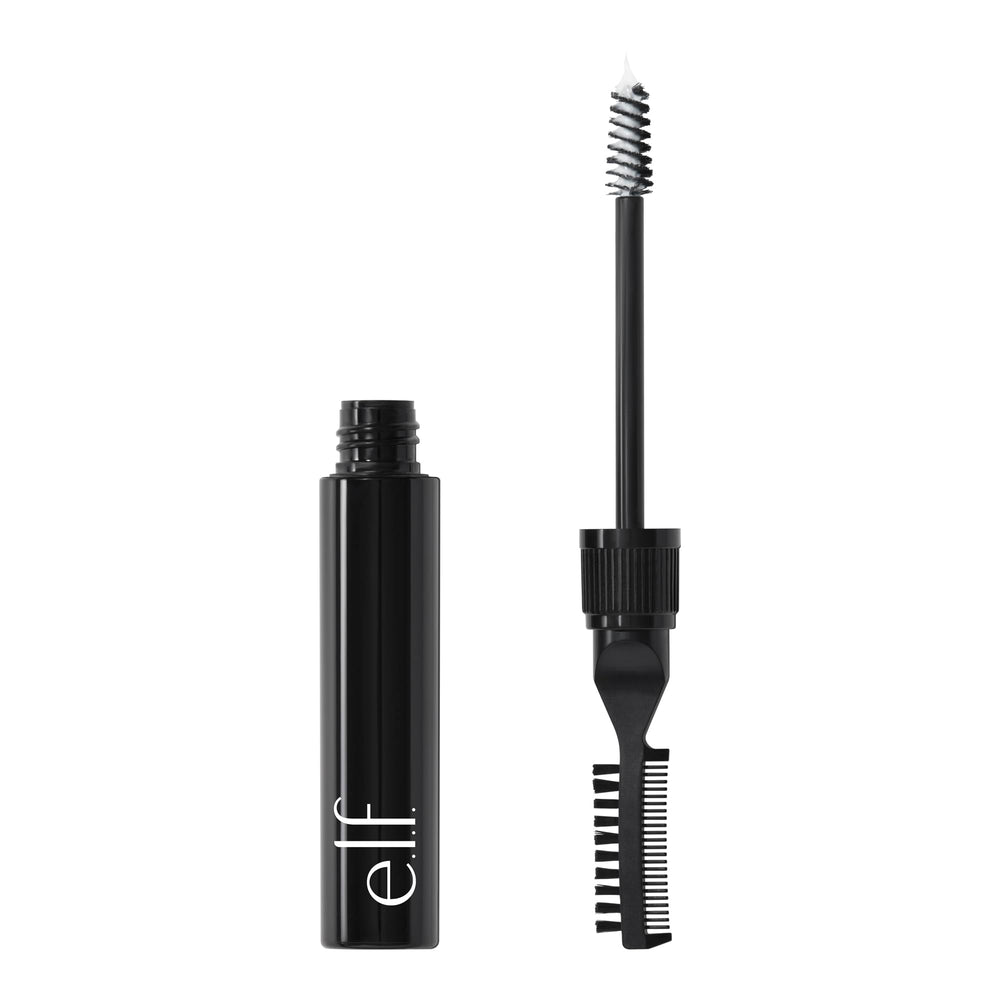 e.l.f. packaging front view showing product identity and compact design benefit