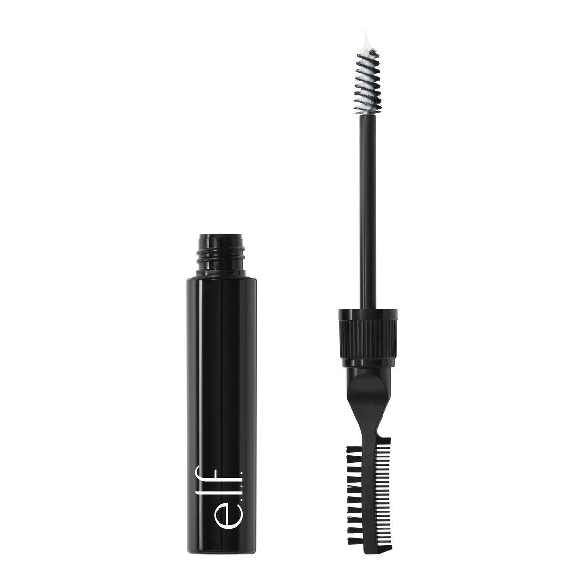 e.l.f. packaging front view showing product identity and compact design benefit