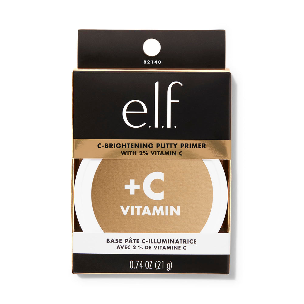 e.l.f. C-Brightening Putty Primer application in hand demonstrating easy spreadability and priming benefit