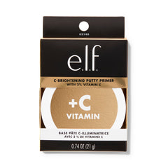 e.l.f. C-Brightening Putty Primer application in hand demonstrating easy spreadability and priming benefit