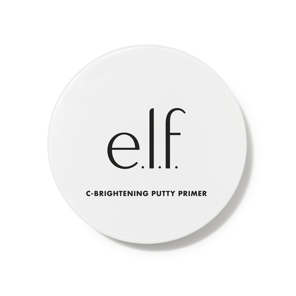 e.l.f. C-Brightening Putty Primer texture close-up displaying velvety putty consistency that smooths skin