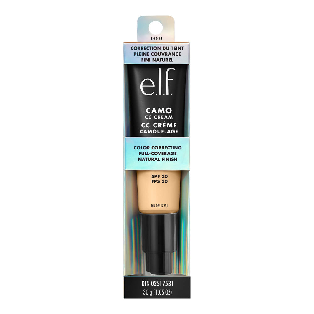 e.l.f. tube next to everyday items showing compact size and travel convenience