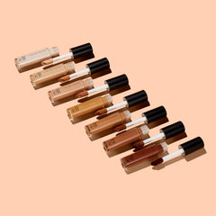 e.l.f. lifestyle flatlay with concealer and tools for everyday use