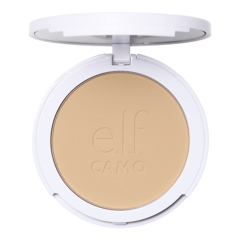 e.l.f. compact front view showcasing sleek packaging and travel readiness