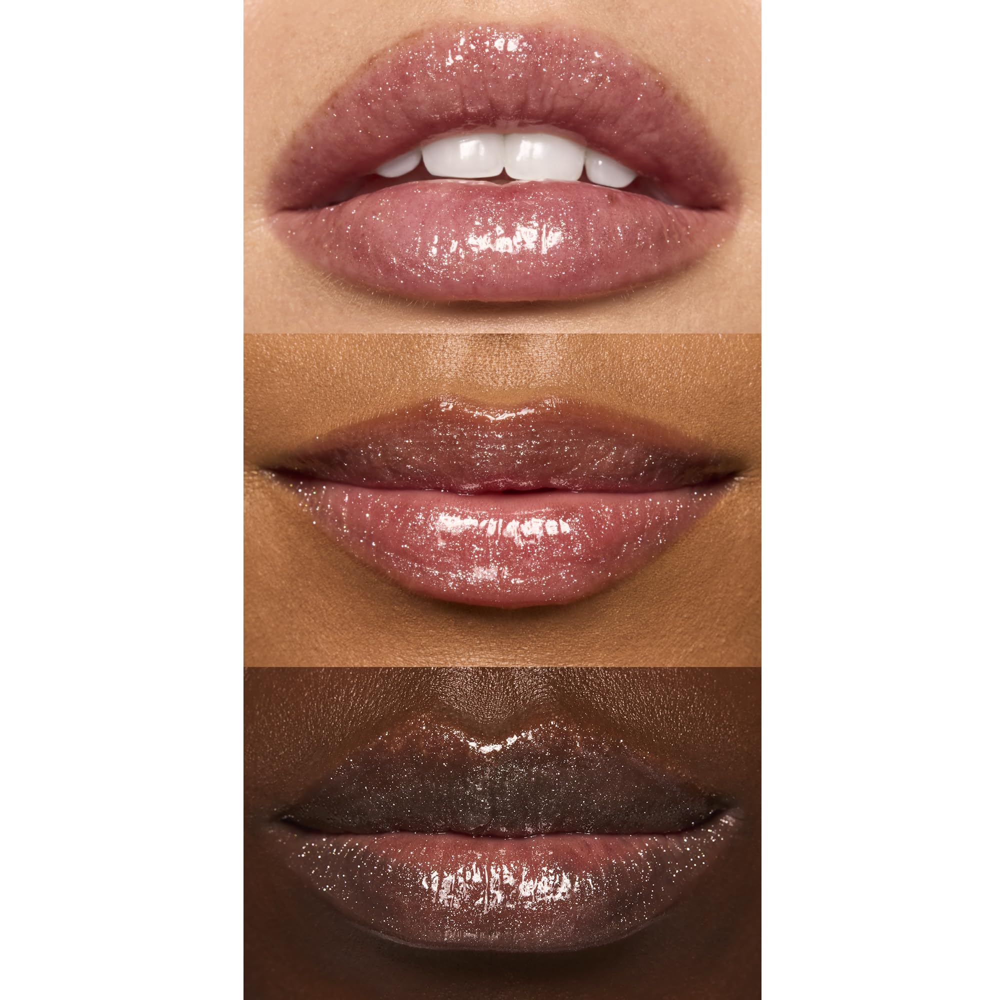 e.l.f. Citrine Gleam texture swirl highlighting non-sticky, hydrating finish