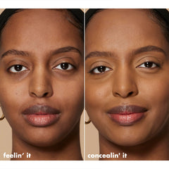 e.l.f. concealer blended under eye showing brighter, smoother appearance
