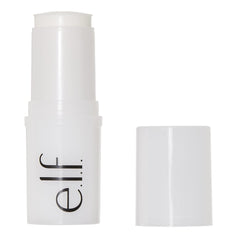 e.l.f. Daily Dew Stick on vanity next to mirror illustrating portable touch-up convenience