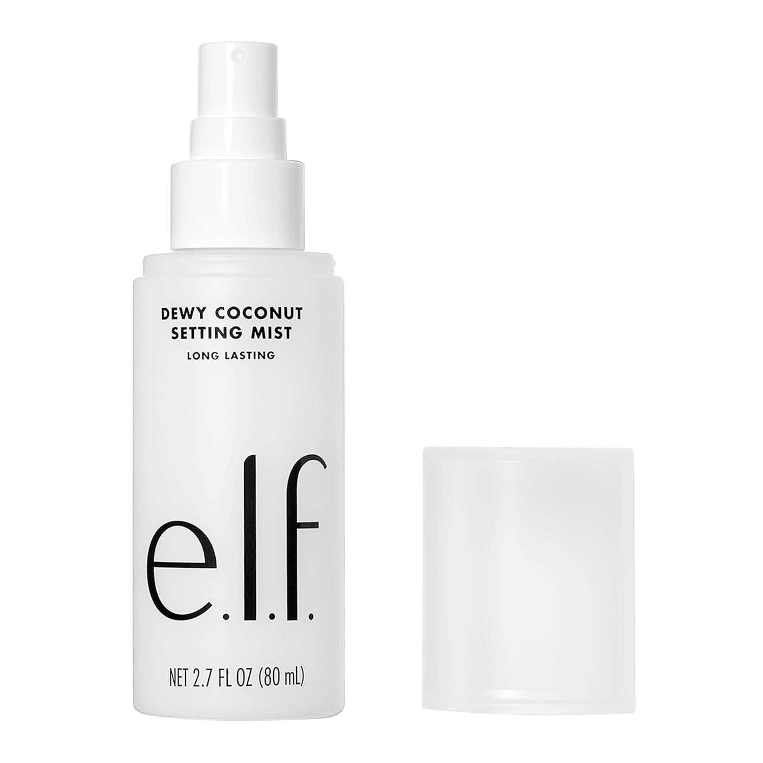 e.l.f. dewy coconut setting mist front bottle showing label and volume for quick ID