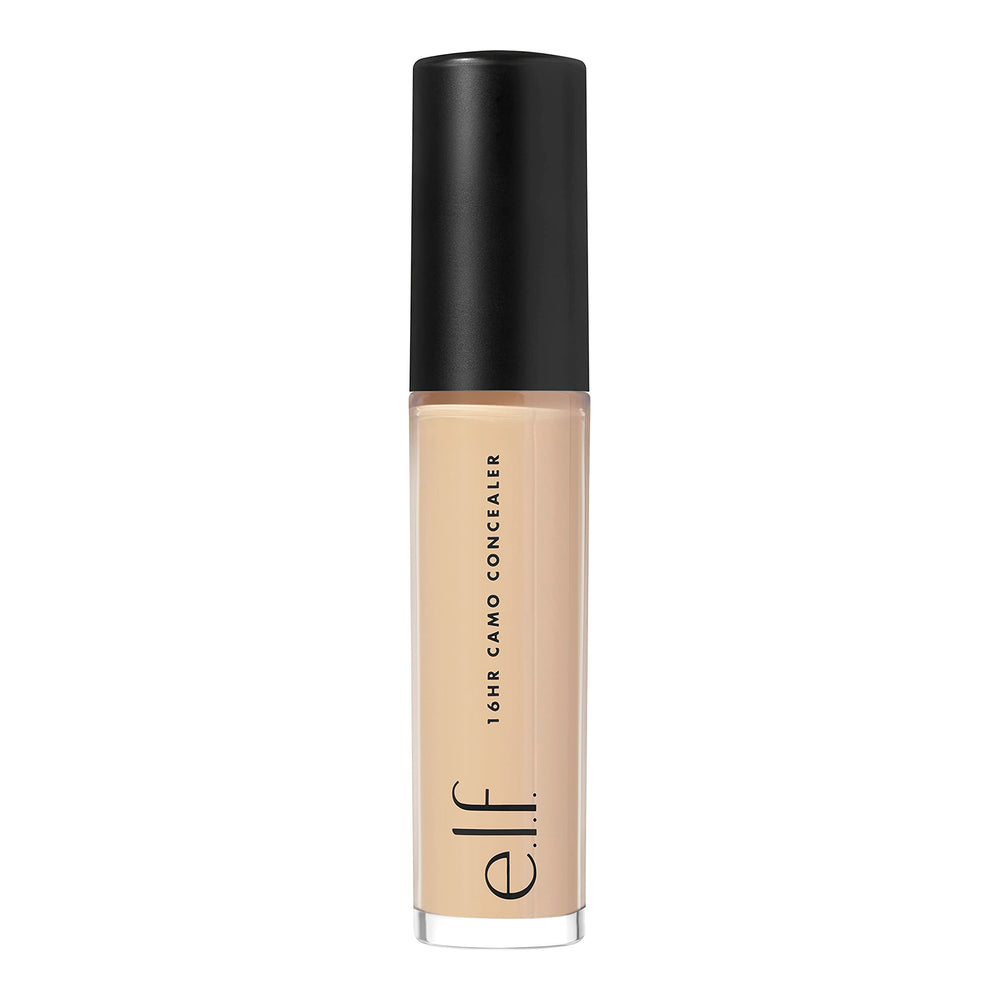 e.l.f. doe-foot applicator close-up displaying smooth concealer texture