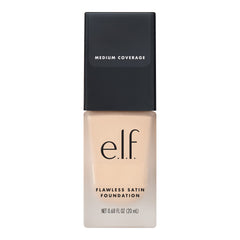e.l.f. swatch on arm showing Snow shade and fair pink undertone match