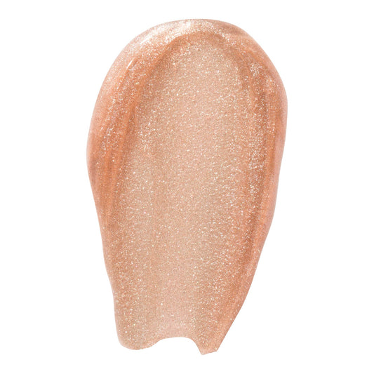e.l.f. lip oil texture close-up displaying shiny, moisturizing formula for soft lips