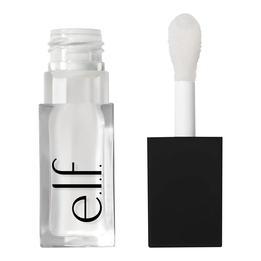 e.l.f. front packaging showing clear glossy lip oil and branding for instant shine