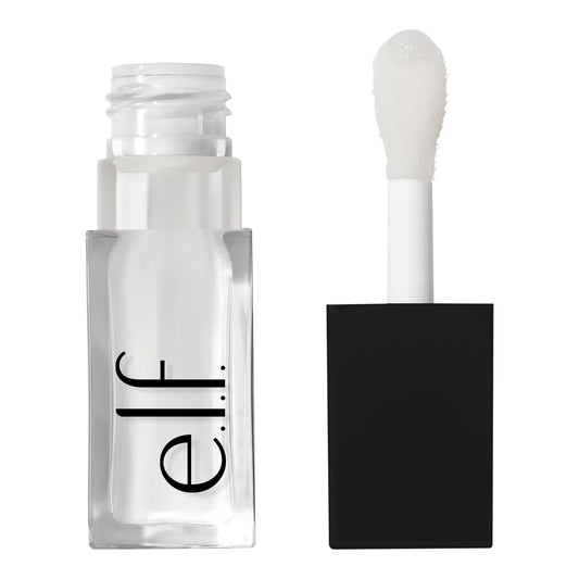 e.l.f. front packaging showing clear glossy lip oil and branding for instant shine