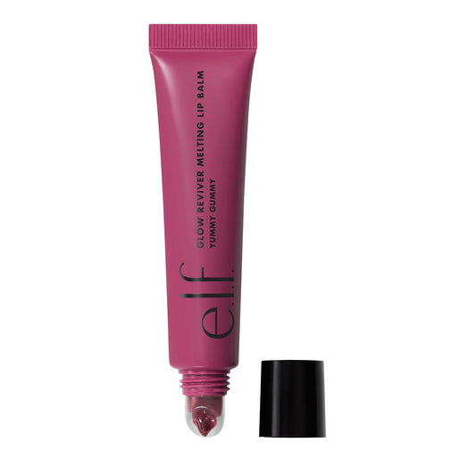 e.l.f. Glow Reviver front packaging showing shade and glossy finish benefit