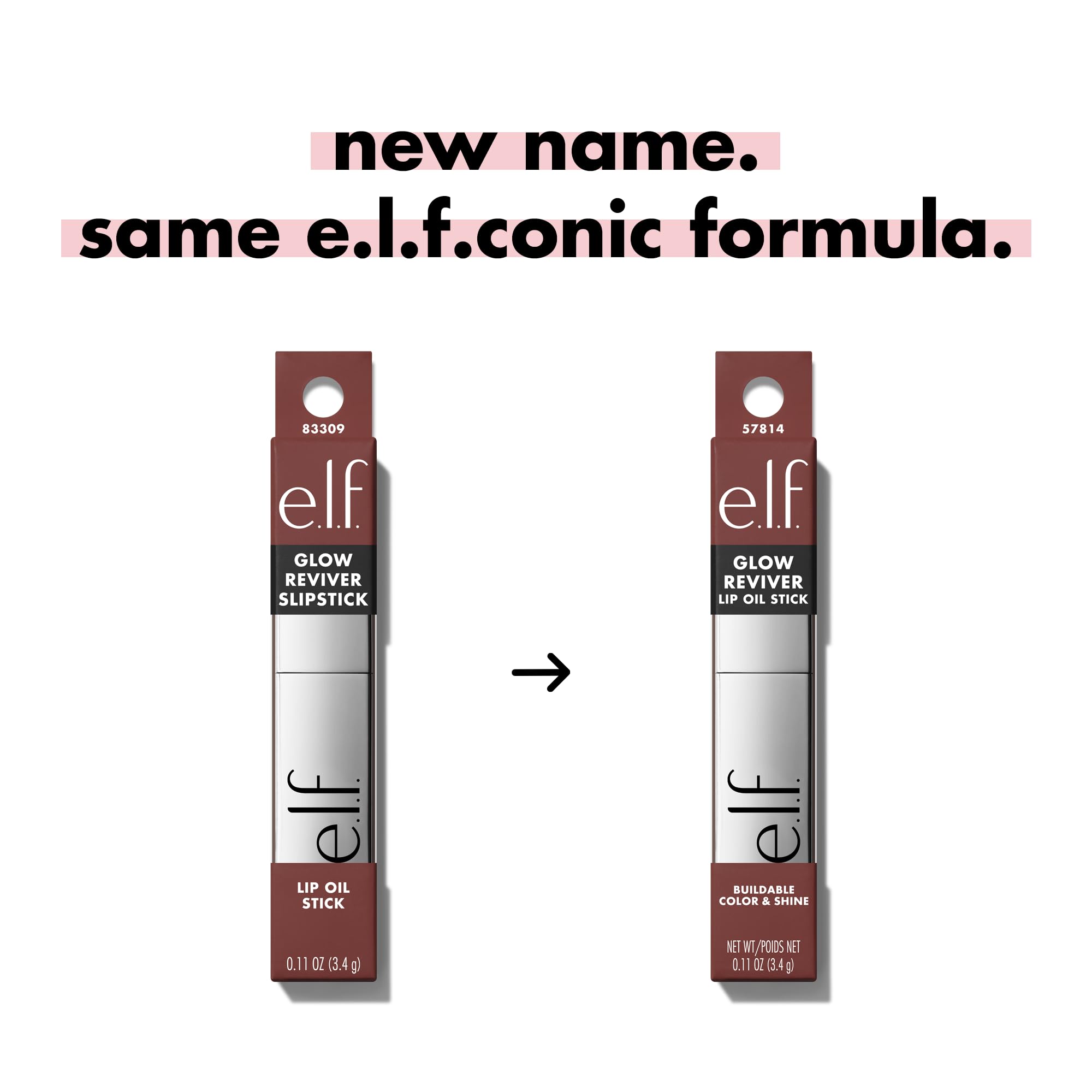 e.l.f. open twist-up stick revealing applicator and smooth glide for easy use