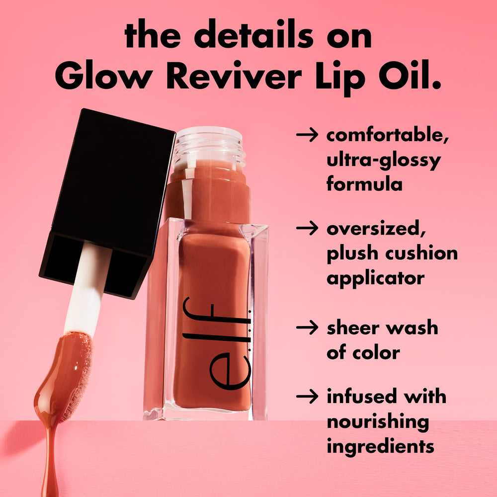 e.l.f. lip swatch of Coral Fixation showing sheer coral color boost