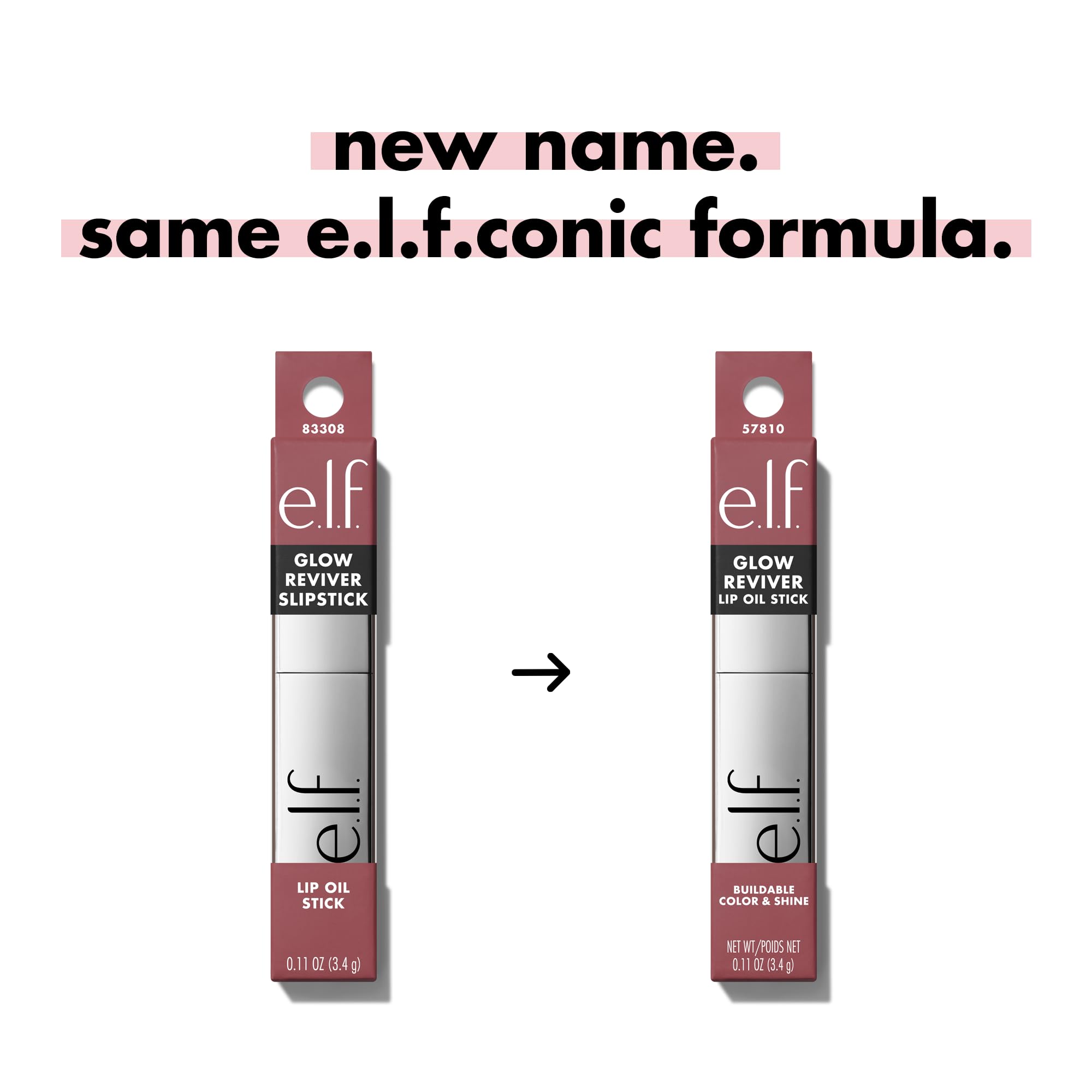 e.l.f. open stick tip showing creamy texture and smooth glide benefit