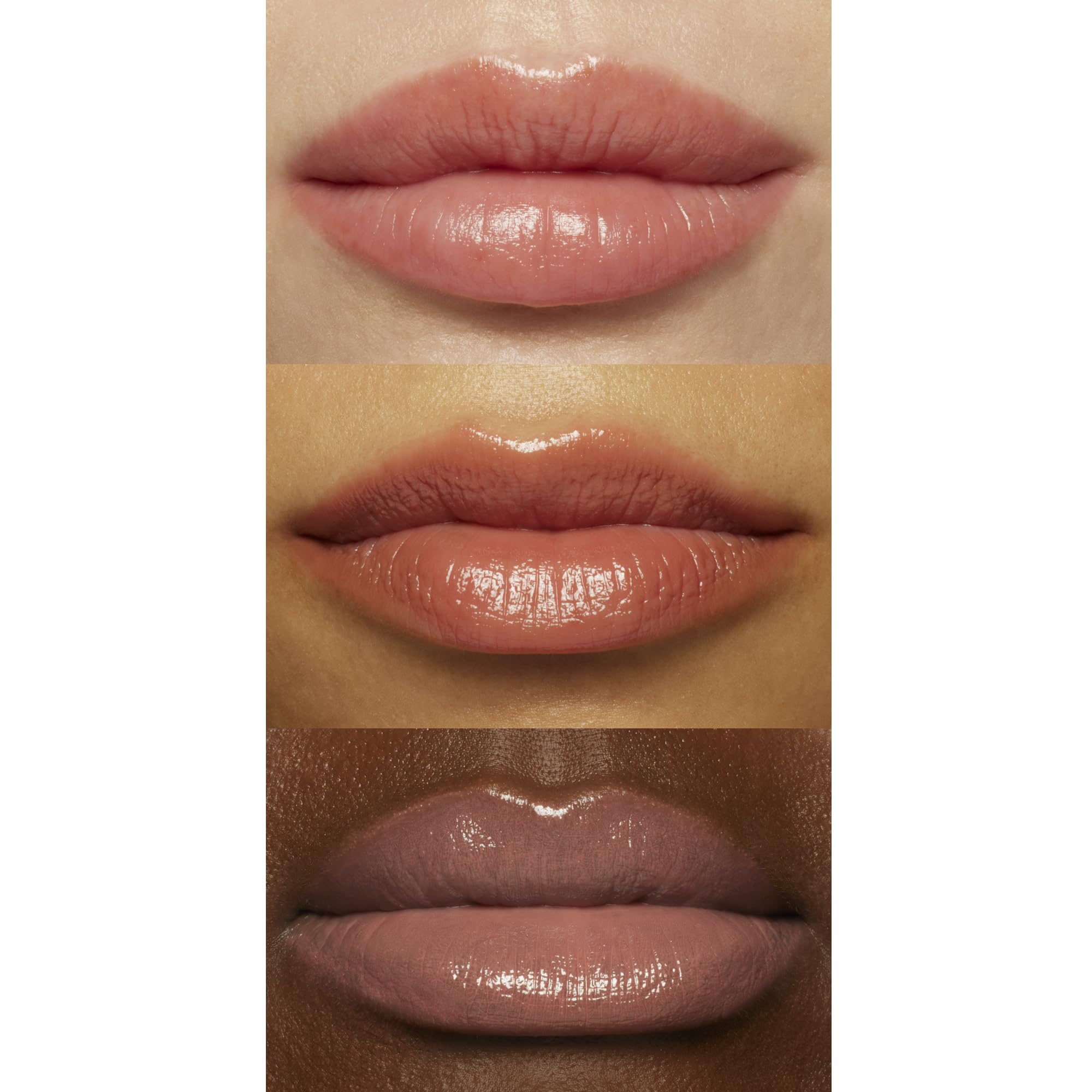 e.l.f. close-up texture of stick revealing smooth, glossy finish benefit