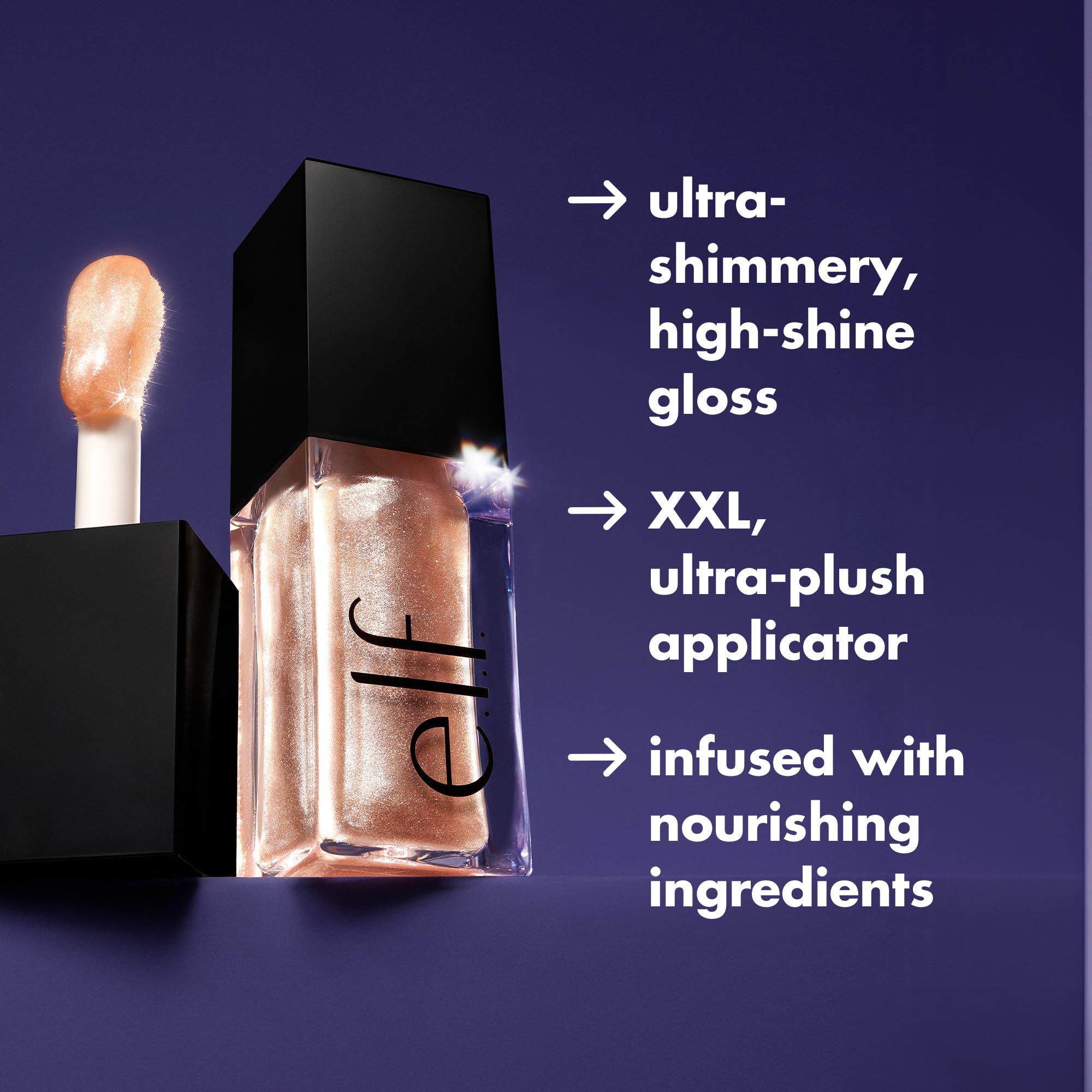e.l.f. shade swatches on arm displaying sheer tint options and mixing potential