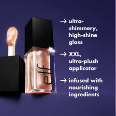 e.l.f. shade swatches on arm displaying sheer tint options and mixing potential