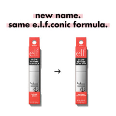 e.l.f. Glow Reviver texture close-up showing glossy non-sticky finish