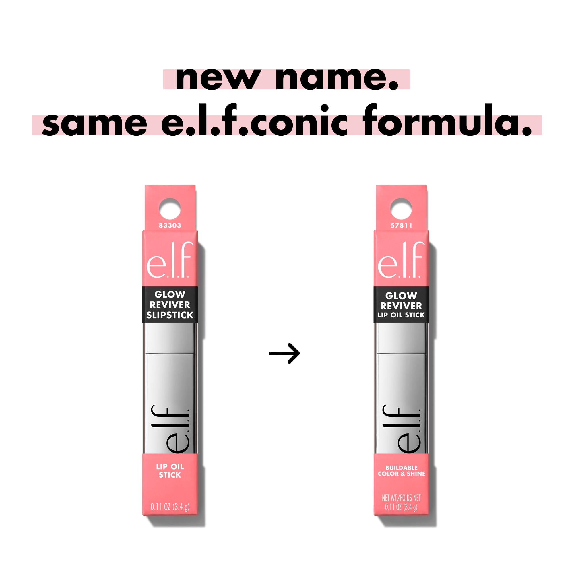 e.l.f. close-up of smooth lip oil texture highlighting glossy slip