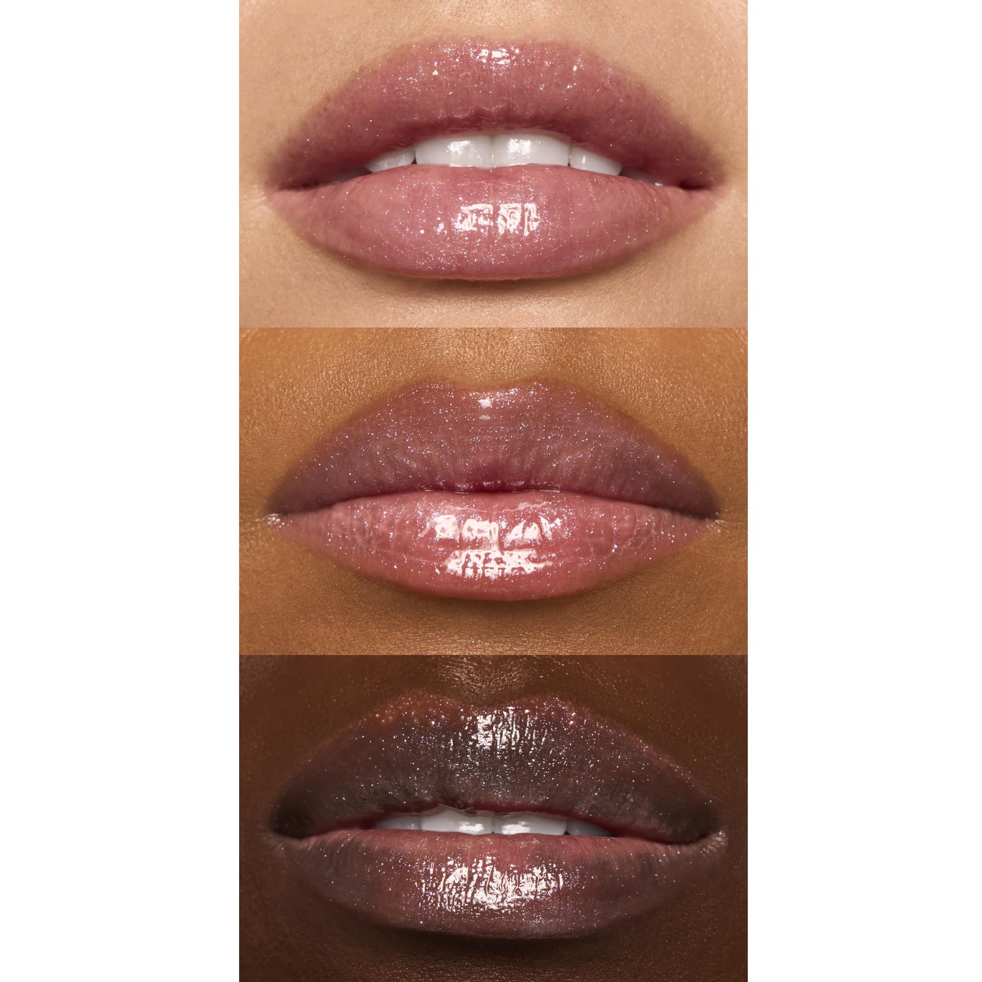 e.l.f. lip oil texture swipe showing lightweight sheen and hydrating feel