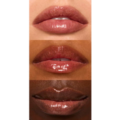 e.l.f. swatches of Crystal Baller texture on skin showing sheer tint and glossy finish